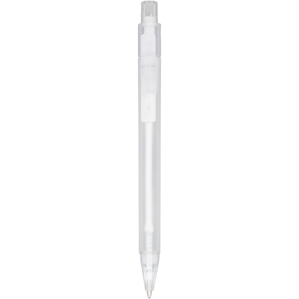 Logo trade promotional items picture of: Calypso frosted ballpoint pen