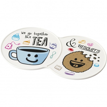 Logo trade promotional products image of: Sidekick plastic coaster