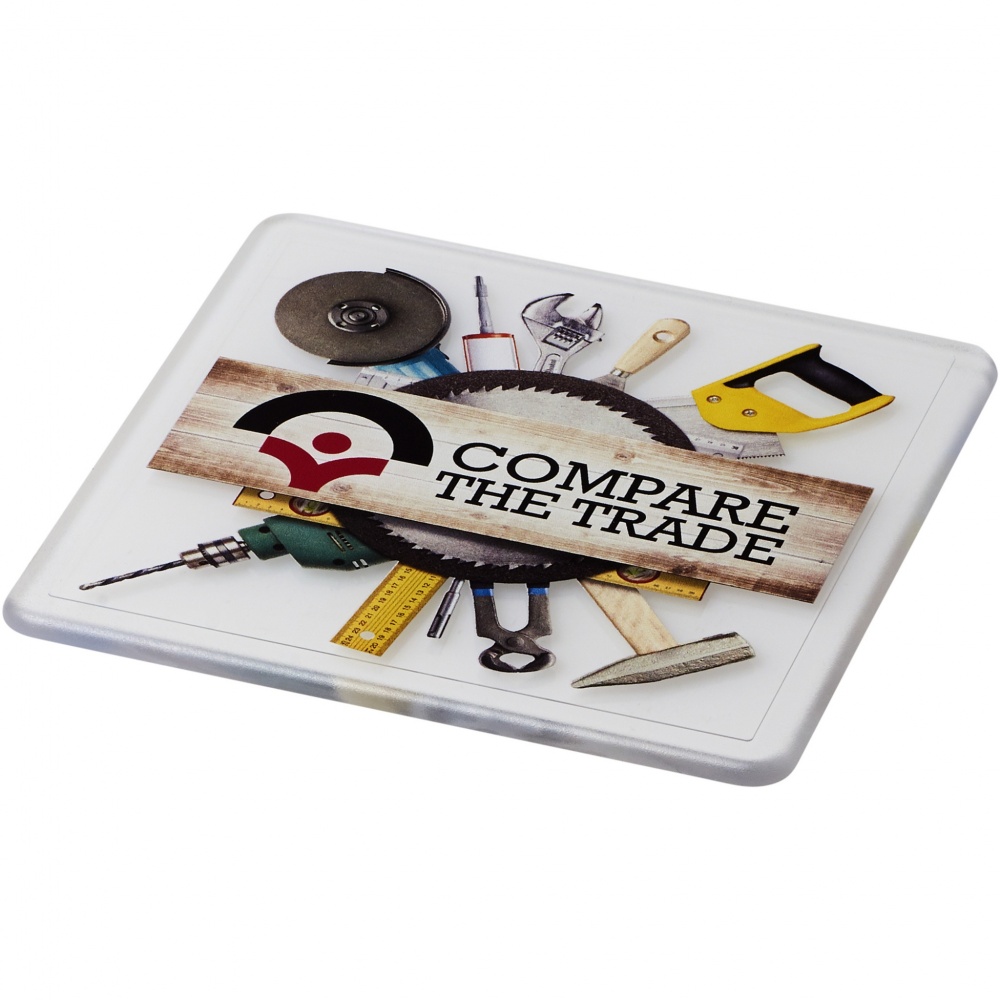 Logotrade promotional gift image of: Renzo square plastic coaster