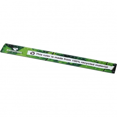 Logotrade corporate gift image of: Terran 30 cm ruler from 100% recycled plastic