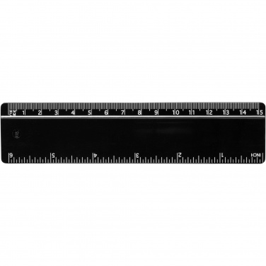 Logotrade advertising product image of: Terran 15 cm ruler from 100% recycled plastic