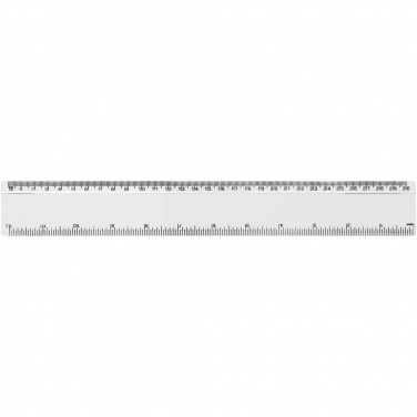 Logo trade promotional products image of: Renzo 30 cm plastic ruler