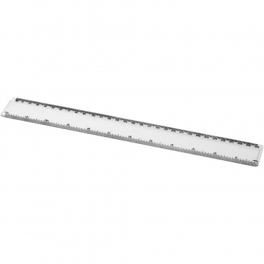 Logo trade promotional merchandise photo of: Renzo 30 cm plastic ruler