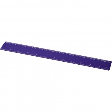 Logo trade promotional giveaway photo of: Renzo 30 cm plastic ruler