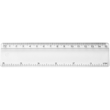 Logotrade advertising products photo of: Renzo 15 cm plastic ruler