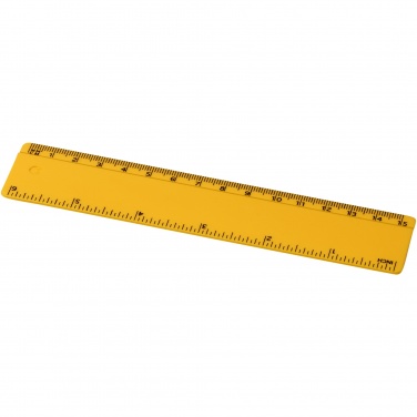 Logo trade promotional item photo of: Renzo 15 cm plastic ruler