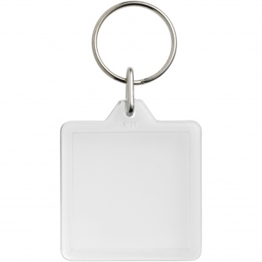 Logo trade promotional items image of: Vial U1 square keychain