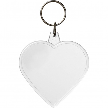 Logo trade corporate gift photo of: Combo heart-shaped keychain