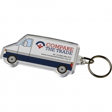 Logotrade promotional merchandise image of: Combo van-shaped keychain