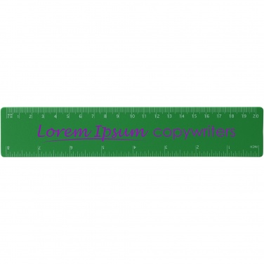 Logotrade promotional item picture of: Rothko 20 cm plastic ruler