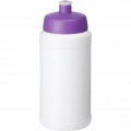 Baseline® Plus 500 ml bottle with sports lid, White / Purple