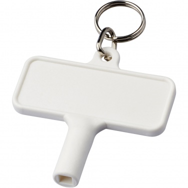 Logotrade corporate gift image of: Largo plastic radiator key with keychain