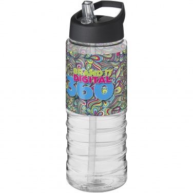 Logo trade promotional items picture of: H2O Active® Treble 750 ml spout lid sport bottle