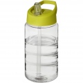 H2O Active® Bop 500 ml spout lid sport bottle, Transparent / Lime