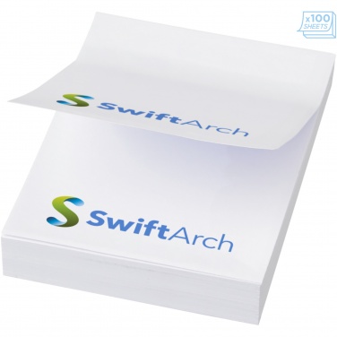 Logo trade business gifts image of: Sticky-Mate® A8 sticky notes 50x75mm