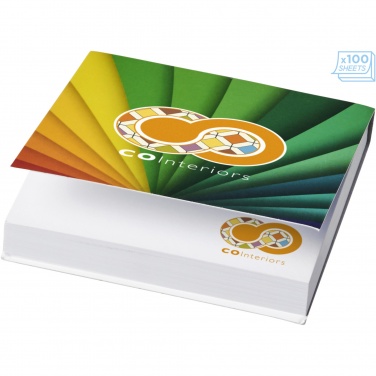 Logotrade advertising products photo of: Sticky-Mate® soft cover squared sticky notes 75x75mm