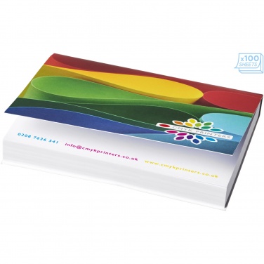 Logo trade promotional giveaways picture of: Sticky-Mate® A7 soft cover sticky notes 100x75mm