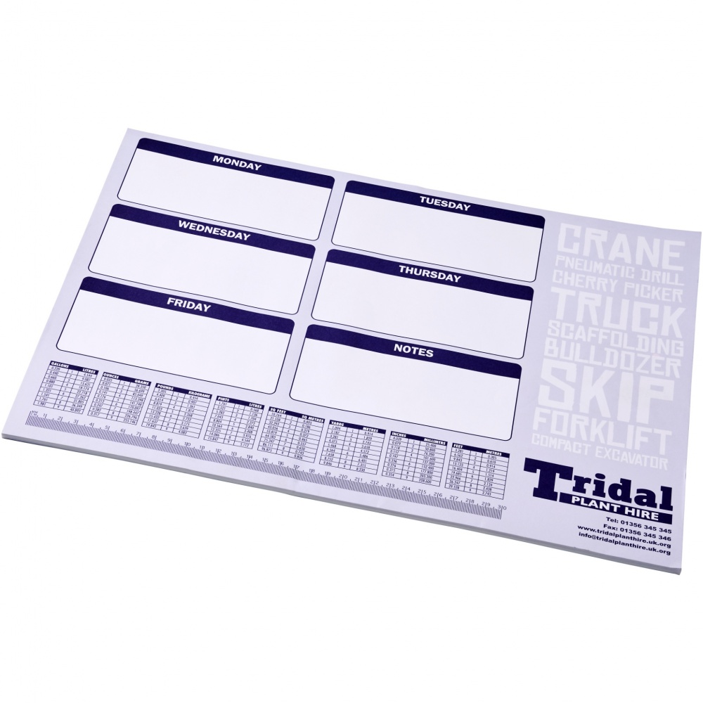 Logo trade promotional merchandise picture of: Desk-Mate® A2 notepad