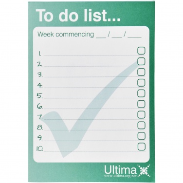 Logo trade advertising products image of: Desk-Mate® A6 notepad