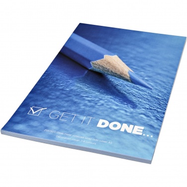 Logo trade promotional merchandise picture of: Desk-Mate® A5 notepad wrap over cover