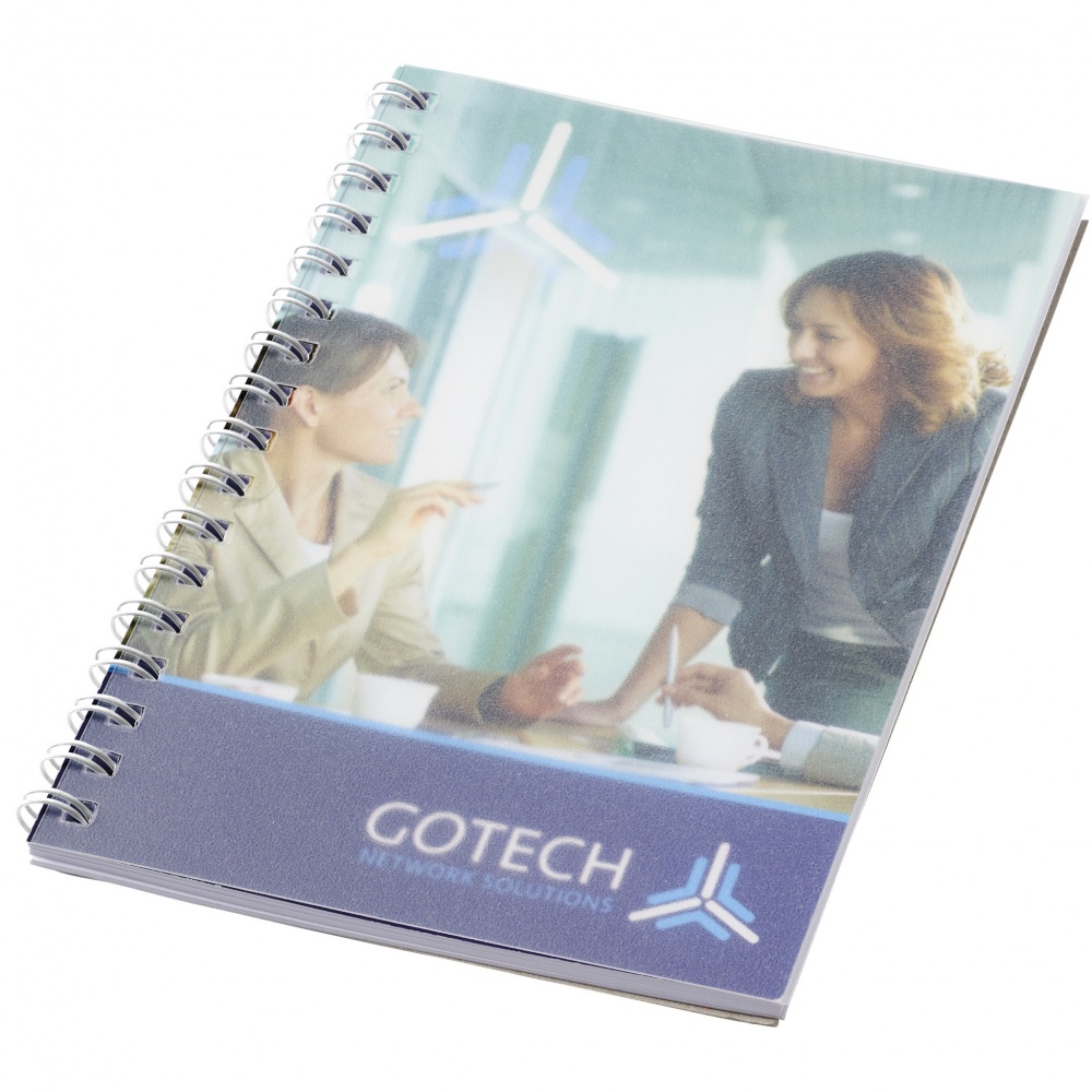 Logotrade promotional products photo of: Desk-Mate® spiral A6 notebook PP cover