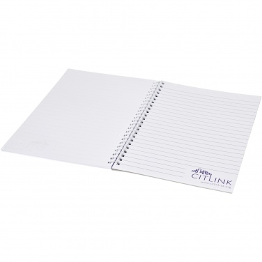 Logo trade promotional items image of: Desk-Mate® spiral A4 notebook