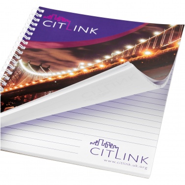 Logo trade promotional giveaway photo of: Desk-Mate® spiral A4 notebook