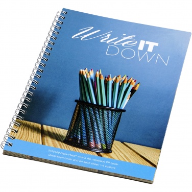 Logo trade corporate gifts picture of: Desk-Mate® A5 spiral notebook