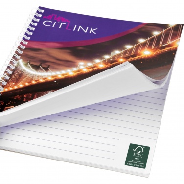 Logotrade promotional giveaway image of: Desk-Mate® A5 spiral notebook