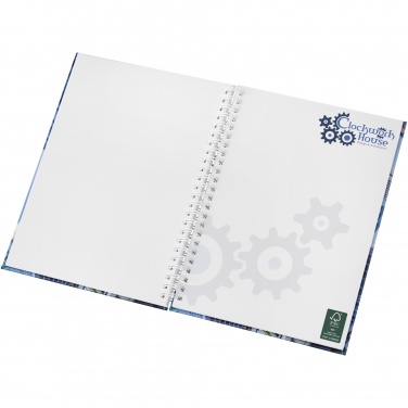 Logotrade corporate gift image of: Wire-o A5 notebook hard cover