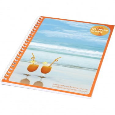 Logo trade promotional product photo of: Desk-Mate® A5 notebook synthetic cover