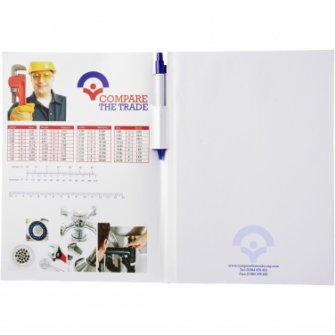 Logo trade promotional giveaway photo of: Essential conference pack A4 notepad and pen