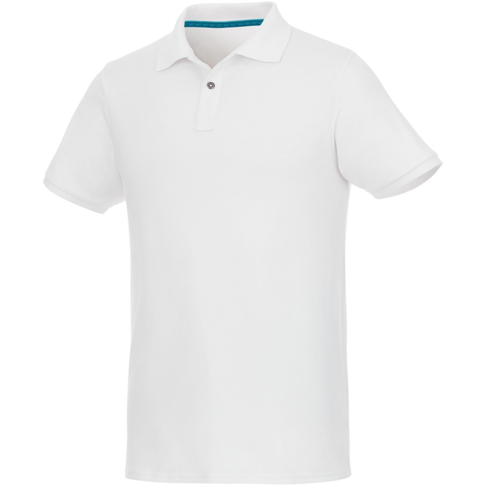 Logo trade promotional merchandise picture of: Beryl short sleeve men's organic recycled polo