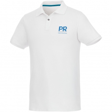 Logo trade promotional item photo of: Beryl short sleeve men's organic recycled polo