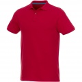 Beryl short sleeve men's organic recycled polo, Red