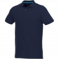 Beryl short sleeve men's organic recycled polo, Navy