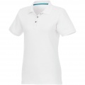 Beryl short sleeve women's organic recycled polo, White