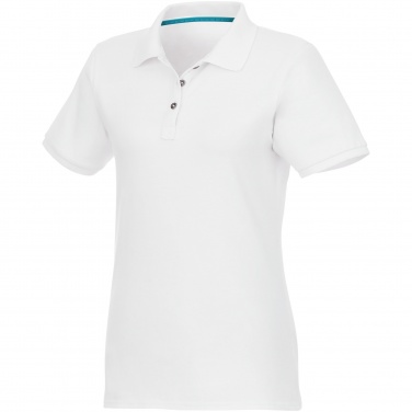 Logo trade business gift photo of: Beryl short sleeve women's organic recycled polo