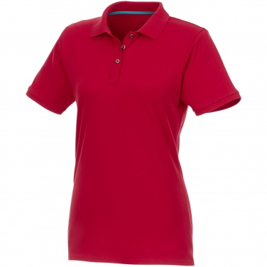 Logotrade business gift image of: Beryl short sleeve women's organic recycled polo