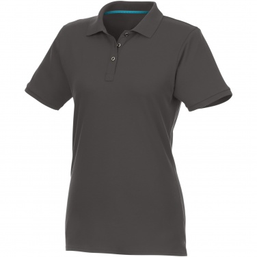 Logotrade promotional merchandise image of: Beryl short sleeve women's organic recycled polo