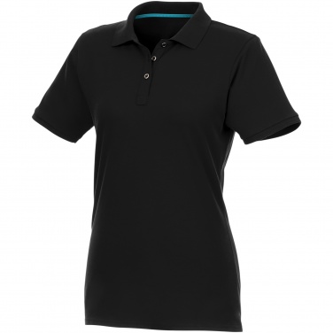 Logo trade promotional giveaways picture of: Beryl short sleeve women's organic recycled polo