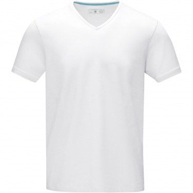 Logotrade promotional merchandise image of: Kawartha short sleeve men's organic V-neck t-shirt