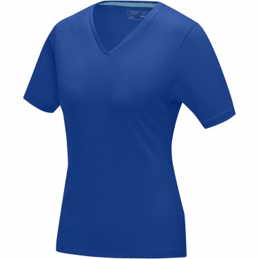 Logotrade promotional gift picture of: Kawartha short sleeve women's organic V-neck t-shirt