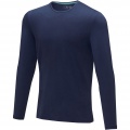 Ponoka long sleeve men's organic t-shirt, Navy