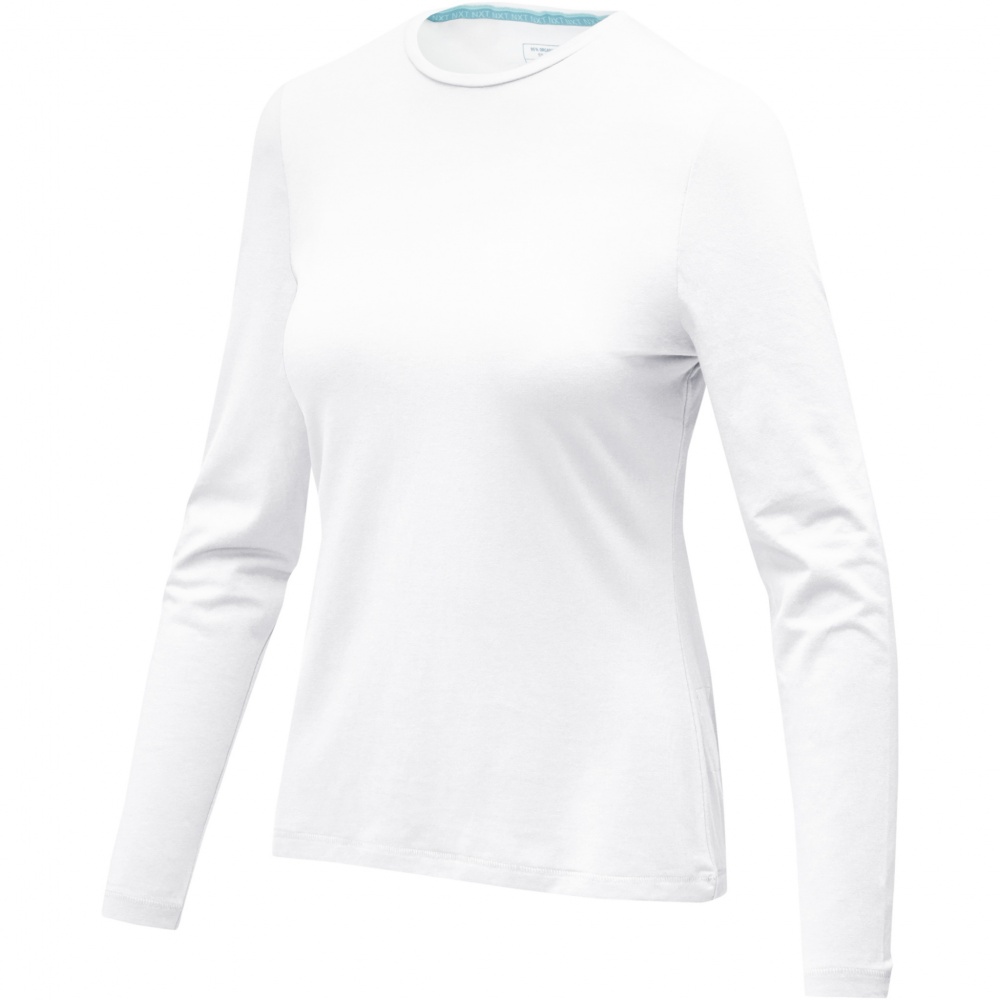 Logotrade promotional merchandise image of: Ponoka long sleeve women's organic t-shirt