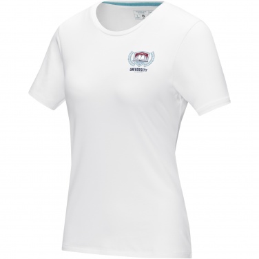 Logo trade promotional gifts picture of: Balfour short sleeve women's organic t-shirt