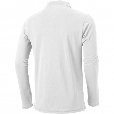 Logo trade business gifts image of: Oakville long sleeve men's polo