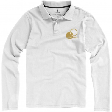 Logotrade promotional giveaway image of: Oakville long sleeve men's polo