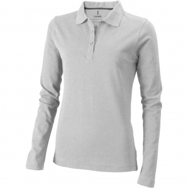 Logo trade advertising product photo of: Oakville long sleeve women's polo