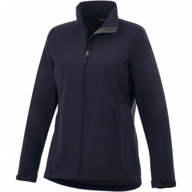 Logo trade promotional giveaways picture of: Maxson women's softshell jacket